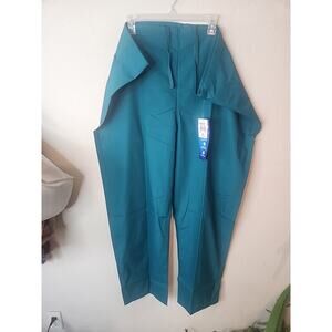 Landau Blue Green Scrub Pants Drawstring Two Pocket New SIZE 3XL